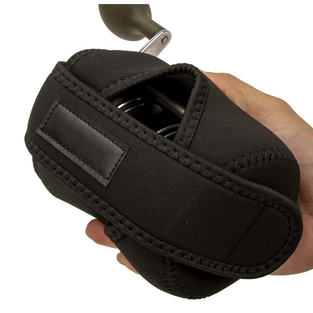 Baitcasting Reel - Zwarte elastische neopreen tas voor baitcasting-