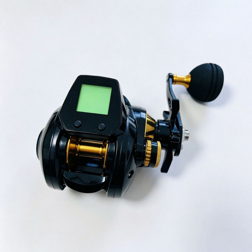 Trolling Reel - Elektronische Baitcasting Visserijmolen met Diepe Spoel,