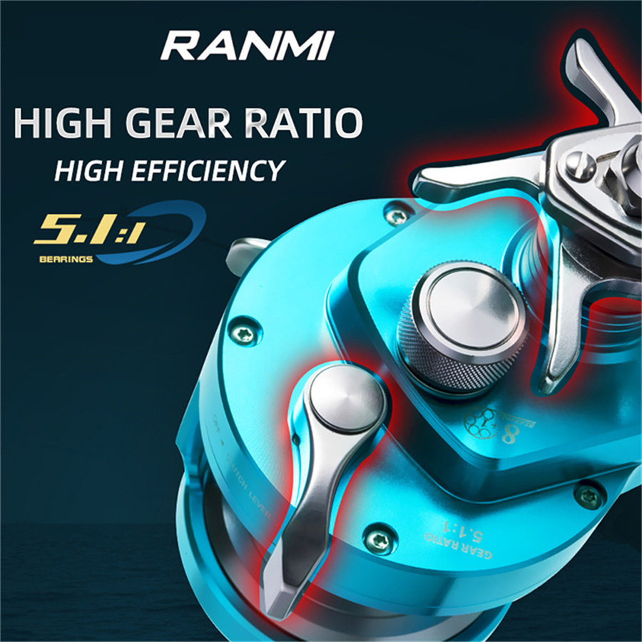 RYOBI RANMI BT50 Langzaam Jigg - Trolling Reel recensie en prijs