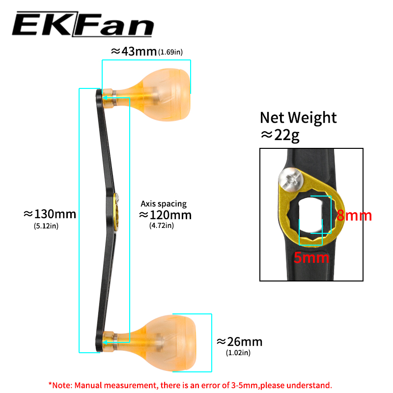 EKFan 130MM Ultralight Legerin - Trolling Reel recensie en prijs