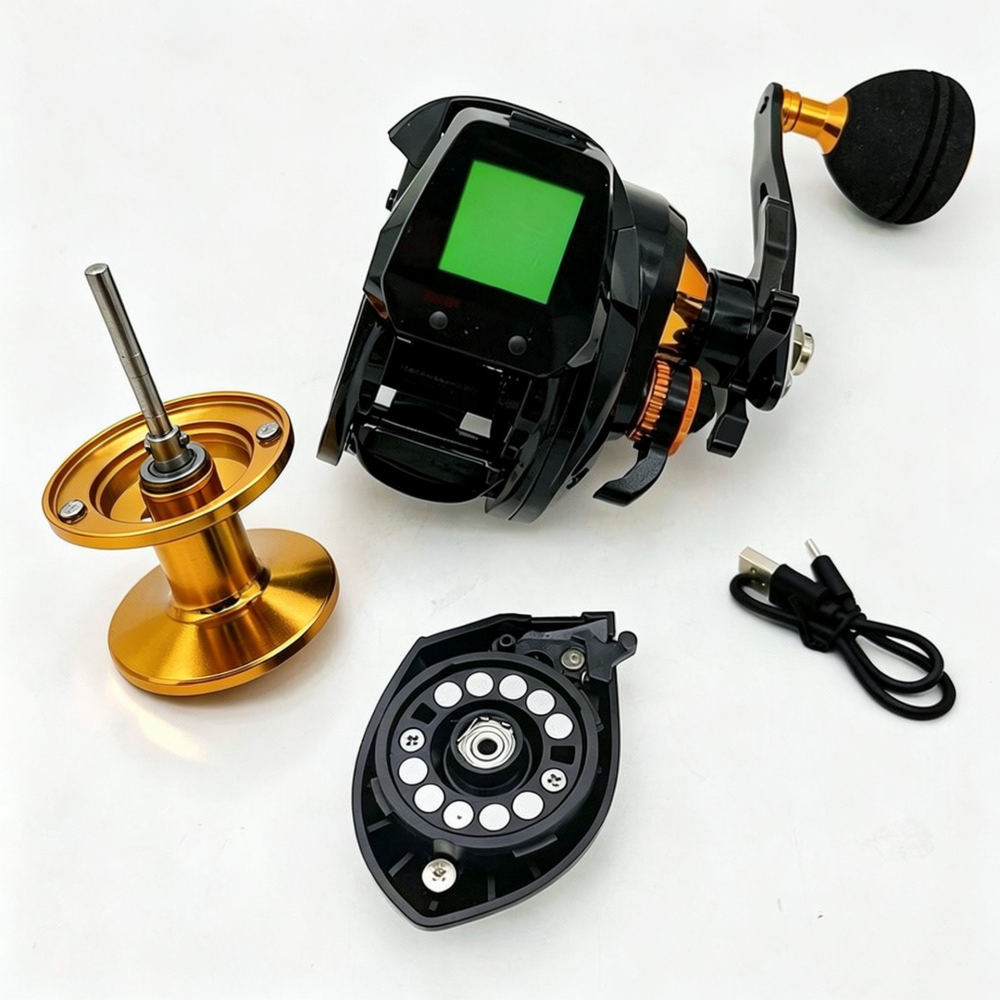 Elektronische Baitcasting Viss - Trolling Reel recensie en prijs